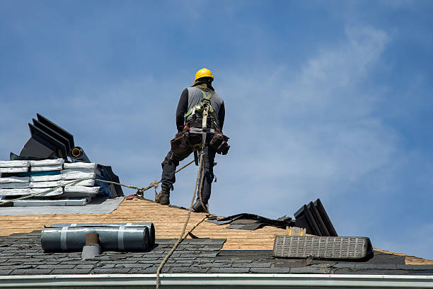 Professional Flat Roof Repair technician working in Newport, AR